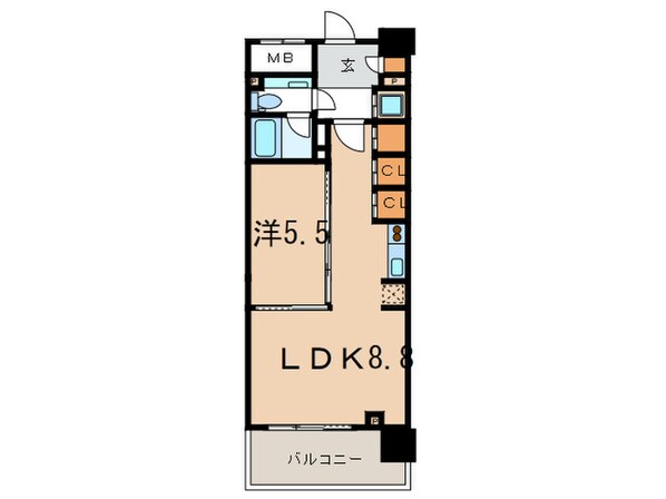 プライムアーバン日本橋横山町の物件間取画像